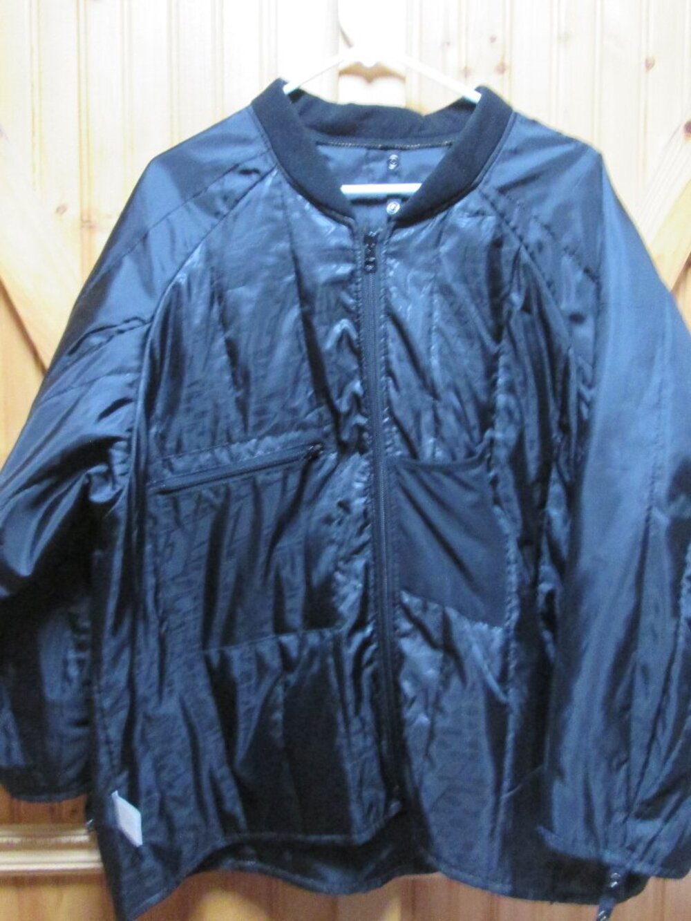 Mens Castle X black snowmobile liner Jacket logo back embossed logo on shell xxl